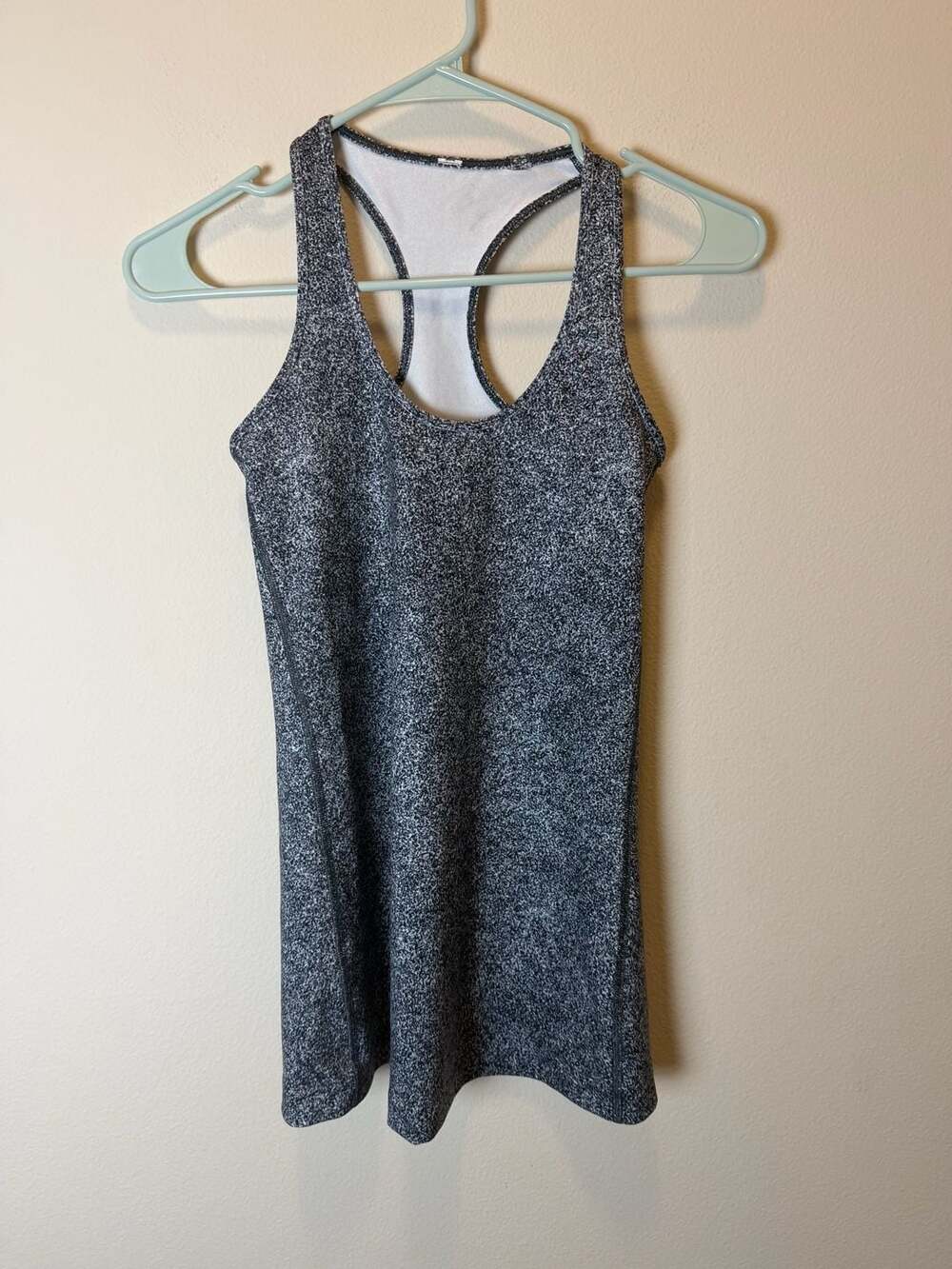Lululemon Cool Racerback Tank Top Black White